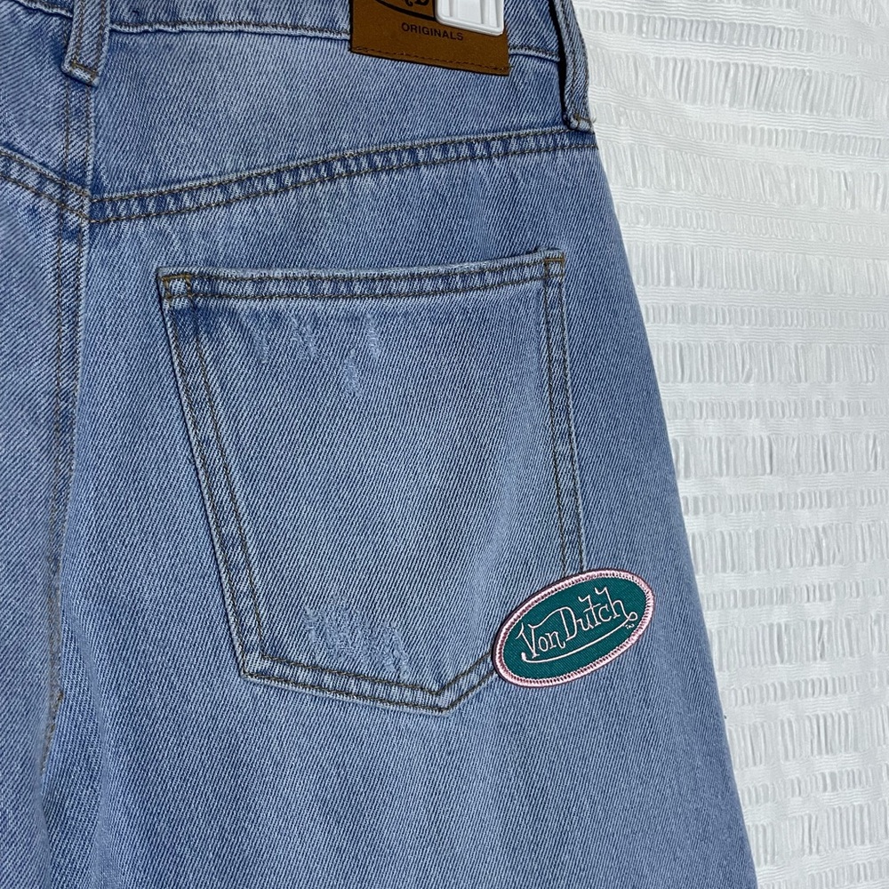 Von Dutch Blue Jeans with Colorful Patches size 26 - Picture 10 of 15